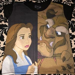 beauty and the beast tshirt